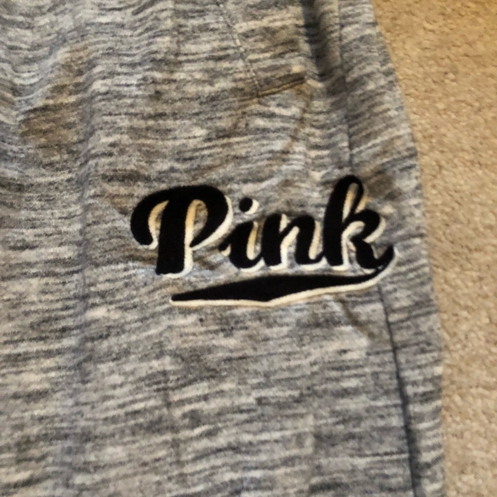 Marled Grey PINK boyfriend sweatpants